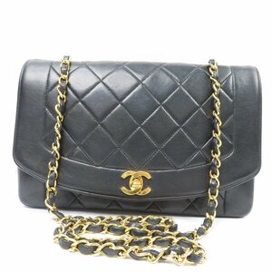 68124★1円スタート★CHANEL シャネル 極美品 ココマーク ターンロック マトラッセ ダイアナフラップ チェーンショルダーバッグ ラムスキン