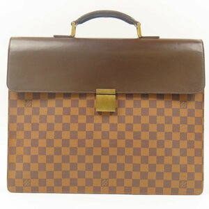 68337★1円スタート★LOUIS VUITTON ルイヴィトン 中極美品 アルトナGM ビジネスバッグ ヴィンテージ ダミエ ブリーフケース レザー エベヌ