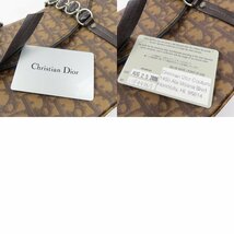 68363★1円スタート★Christian Dior ディオール 極美品 ロマンティック チェーンハンドバッグ トロッター リボン ヴィンテージ_画像10