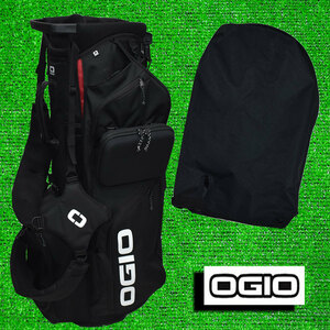 ＯＧＩＯ オジオ ゴルフ スタンド式 キャディバッグ９.５型【ブラック】超美品！