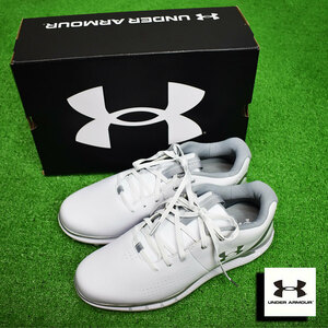 UNDER ARMOUR Under Armor golf shoes [ white /26.5cm] new goods!