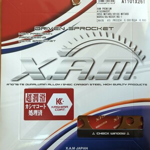 XAM　XR100モタード　NSR50 NSF100 エイプ　415コンバート　リアスプロケット