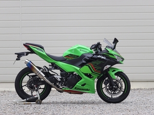 新品 WR’S Ninja400 (2BL-EX400G/8BL-EX400L) スリップオン ステンレス/焼き色チタンサイレンサー BK4430JM ニンジャ マフラー