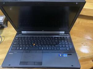 簡易動作確認済　HP EliteBook 8570W Core i7 3720QM/16GB/120GB SSD/Quadro　K2000M内蔵