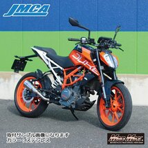 IXRACE KTM DUKE 250/390 2017-2021 MK2B スリップオン マフラー ブラック 政府認証 JMCA取得【送料800円】_画像3