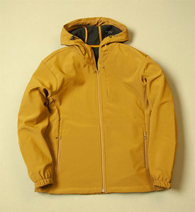 NFY39-4XL マウンテンパー 防水防風防寒 登山服 裏起毛　ハイキング マウンテンジャケット アウトドアウェア 高品質 黄色 