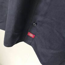 新品☆Dickies/ディッキーズ☆ワークシャツ☆長袖シャツ/ワンポイント/ジャケット/作業着/ネイビー/大きめサイズ☆XL_画像4