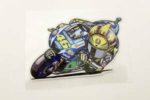 ST-034 MotoGP 46 バレンティーノ ロッシ Rossi YAMAHA AGV 3M ステッカー 反射剤入り