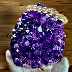アメジスト ドーム ファントム 紫水晶 レインボー 虹 ウルグアイ産 天然石 原石 鉱物 鉱物標本 石