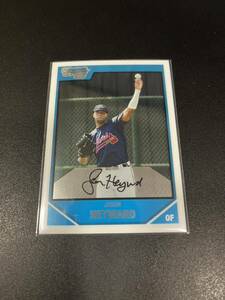 【1st】2007 bowman chrome jason heyward topps dogers