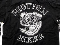 3Q売切！税無し◇BIG TWIN ビッグツイン 長袖シャツ Mサイズ★検ハーレーダビッドソン★検アメリカンバイク★★1201-6_画像6