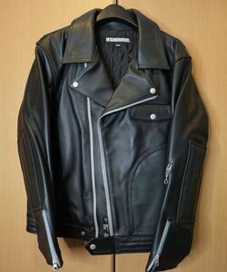 ネイバーフッド　neighborhood leather M jacket 希少　新品未使用　DOUBLE RIDERS JK . CL LEATHER EMB CL　　ダブルライダース