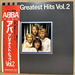 LP 帯付　ABBA / GREATEST HITS Vol.2 アバ　DANCING QUEEN / GIMME GIMME GIMME / CHIQUITITA / THANK YOU FOR THE MUSIC / EAGLE　他