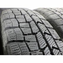 ダンロップ WINTER MAXX WM02 155/65R13 4本SET◎2020年製8~9分山スタッドレス◎中古 1本に片減り 1本に段減りあり◎旭川手渡し可_画像6