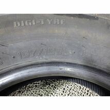 ダンロップ ENASAVE VAN01 195/80R15 107/105L LT 4本SET◎2021年製9~9.5分山スタッドレス◎中古 特筆すべき損傷なし◎旭川手渡し可_画像9