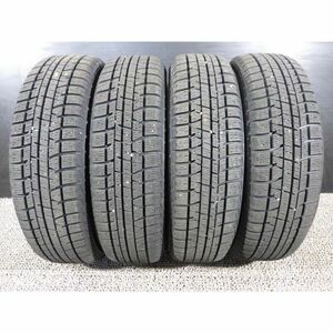 ヨコハマ ice GUARD iG50PLUS 155/65R14 4本SET◎2018年製9分山スタッドレス◎中古 3本に若干の片減り等あり◎旭川手渡し可◎N-BOX等に