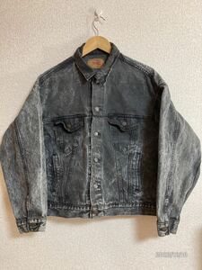 levis リーバイス 70507 0253 USA アメリカ製　ブラック　Lサイズ　デニムジャケット Gジャン