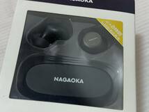 7/65☆【未使用】NAGAOKA　BT824　Black　Bluetooth　Ver.5.0対応　オートペアリング機能搭載　完全ワイヤレスイヤホン　写真追加あり☆C1_画像3