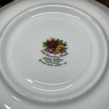 【2客セット】ROYAL ALBERT ロイヤルアルバート　カントリーローズ　カップ&ソーサー_画像7