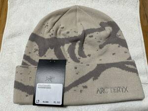 ☆新品未使用品　ARC'TERYX Grotto Toque Arctic Silk/Warm Stone アークテリクス グロット トーク 帽子 ビーニー ニットキャップ 