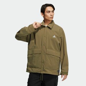 ★アディダス adidas 新品 裏地あり 暖かい メンズ PRSVE コーチジャケット コート XLサイズ[HP1387-XL] 二 参★QWER