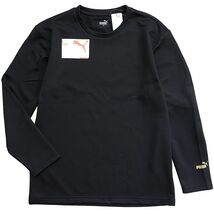 ★プーマ PUMA ゴルフ GOLF WARM 暖かい素材 メンズ ワッフル スウェットシャツ トレーナー 黒 Mサイズ [1FPU110-BLK-M] 三 壱★QWER★_画像2