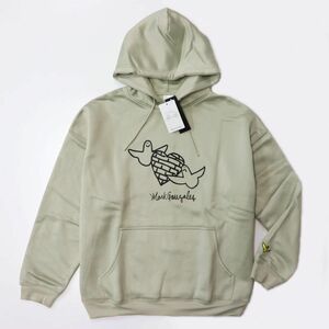 ★マークゴンザレス Mark Gonzales 新品 メンズ 裏起毛 スウェット プルオーバー パーカー ジャケット [PA434BEG1N-M]一 三 壱★QWER