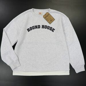 ★ラウンドハウス ROUND HOUSE ディズニーワールド クルー着用 メンズ フリース スウェットシャツ Mサイズ [SS23407-E-M] 一 三 壱★QWER