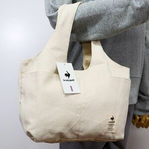 ★ルコック le coq sportif 新品 便利 ポケットいっぱい シンプル トートバッグ ハンドバッグ BAG 鞄 バッグ [36363-012]一 六★QWER★