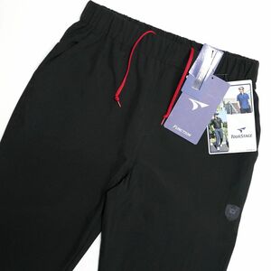 ★ブリヂストン ゴルフ GOLF ツアーステージ 新品 メンズ 撥水 抗菌防臭 ストレッチ ロング パンツ 黒 XL[1222158C2T-17-LL]一 四 参★QWER