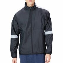 ★アディダス adidas 新品 メンズ 防風 保温 裏起毛 トレーニング ウォーム ウインド ジャケット 黒灰 [HK9810-O] 二 参★QWER★_画像2