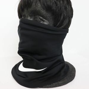 ●送料390円可能商品 ナイキ NIKE 新品 Dri-FIT 速乾 ドライ 快適 伸縮性 保温 軽量 ネックウォーマー 黒 [DC91610111N] ACC★QWER★