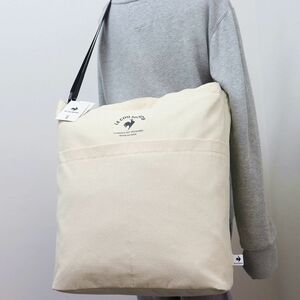 ★ルコック le coq sportif デカイ！大きい メンズ たっぷり入る 家で洗える 大容量 ショルダー トート バッグ [36205-009]一 六★QWER★