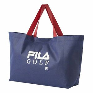 ●送料390円可能商品 フィラ ゴルフ FILA GOLF 新品 不織布バッグ トートバッグ ショッパーバッグ BAG バッグ 紺[782101NV1N]一 六★QWER