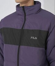 ★フィラ FILA 新品 メンズ 保温 防寒 厚手 防風 UVCUT 高品質 中綿 ウインド ジャケット Mサイズ [443360-PPL-M] 一 二 壱★QWER_画像1