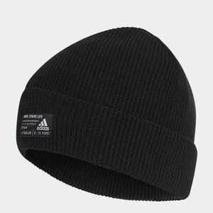 ●送料390円可能商品 アディダス adidas 新品 メンズ カジュアル 防寒 ビーニー ニット帽 キャップ 帽子 黒 [FS9033-5760] 七★QWER