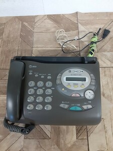 家電7】ファックス FAX レトロ 電話機 NTTFAX T-225 アンティーク 部品取り 電化製品 通電のみ確認済み 現状