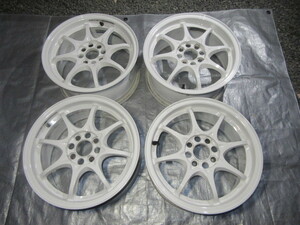 RAYS VOLKRACING　CE28N　15×7jj+48 4H　PCD100　オプションカラー　ホワイト