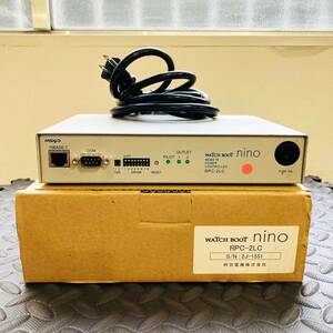 998【通電OK】明京電機 RPC-2LC WATCH BOOT nino リブーター 自動電源制御装置 2口 遠隔 リブート装置 ネットワーク監視 電源管理