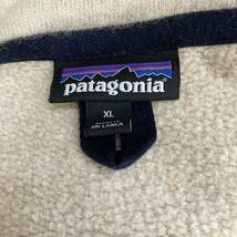 希少 PATAGONIA パタゴニア WOOLIE FLEECE PULLOVER ウーリーフリース プルオーバー メンズXL ベージュ デカタグ 2018AW ハーフジップ_画像9