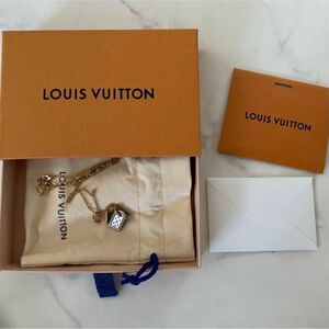 ルイヴィトン ネックレス LOUIS VUITTON ナノグラム シルバー ゴールド