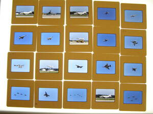 (1f312)223 写真 古写真 飛行機 飛行機写真 航空自衛隊 F-4 ファントム 小松基地 フィルム ポジ まとめて 31コマ リバーサル スライド