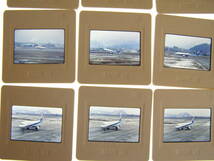 (B23)319 写真 古写真 飛行機 飛行機写真 旅客機 民間機 JAS ANA 1991年3月 山形空港 フィルム ポジ まとめて 31コマ リバーサル _画像4