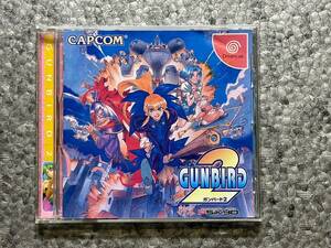 ☆DC　ドリームキャスト　CAPCOM　ガンバード２　GUNBIRD２　帯付き・説明書付き　中古　美品　レトロ　レア　ゲームソフト☆