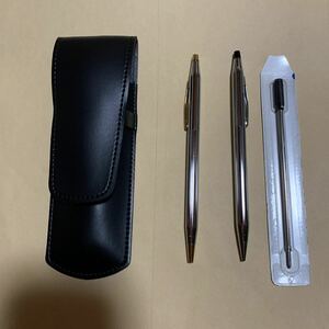 CROSS クロス ボールペン シャープペンシル　ボールペン替芯　ペンケース　美品