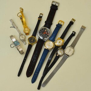 1円 可動品 腕時計 9本 ラドー ティソ オリス 機械式 自動巻 手巻き メンズ レディース まとめて 同梱不可