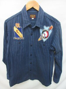 1000円～東洋　バズリクソンズ Buzz Rickson's ヘリンボーンツイル カスタムワークシャツ BR27490 　サイズ15 15と1/2