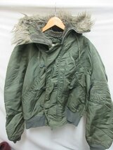 1000円～アルファ ALPHA INDUSTRIES N-2B フライトジャケット USA製 サイズL_画像1