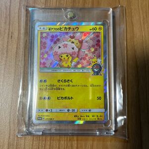 【1円スタート】ポケモンカード 211/SM-P プロモ 桜アフロのピカチュウ サン&ムーン ポケモンセンタートウキョーDX オープン記念