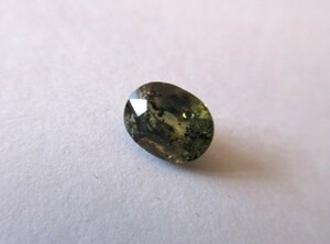 イエローグリーン褐色　サファイア　ルース1点　約1.5ct　#1861